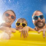 Family in Water Park Riviera Maya
